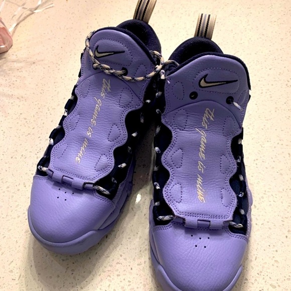 Size 9.5- Nike Air More Money This Game is Mine, Twilight - Picture 2 of 9